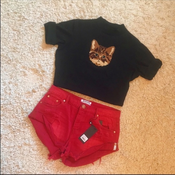 Lazy oaf tabby cat tee size S - Picture 5 of 6